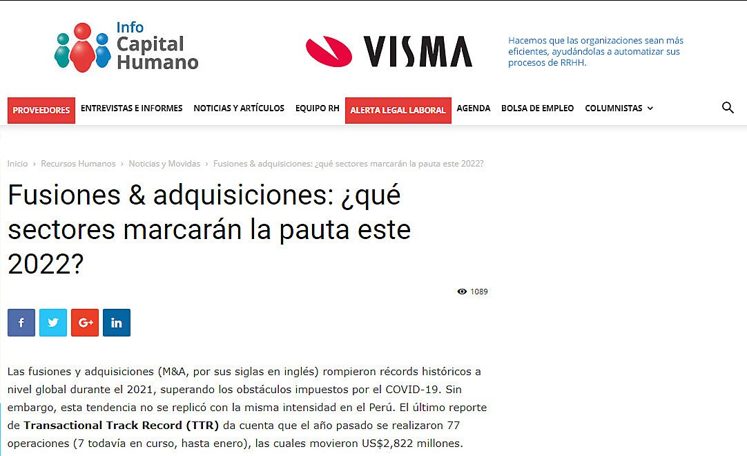 Fusiones & adquisiciones: qu sectores marcarn la pauta este 2022?
